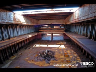 gestione dei relitti navali
 