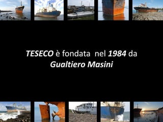 TESECO è fondata nel 1984 da
     Gualtiero Masini
 