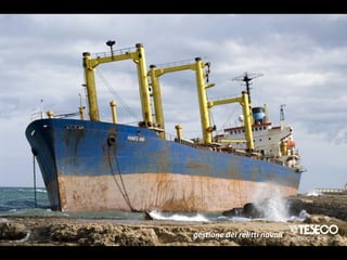 gestione dei relitti navali
 