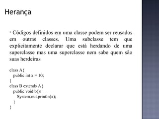 Declarações e Controle de Acesso