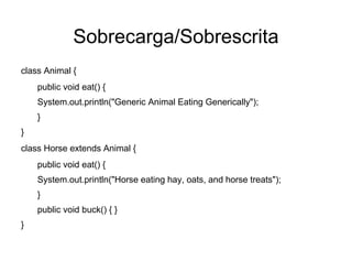 Orientação a Objeto