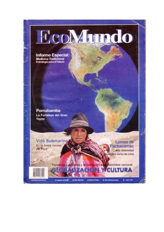 Revista de Medio Ambiente, Ecoturismo, Salud y Tecnología:Ecomundo