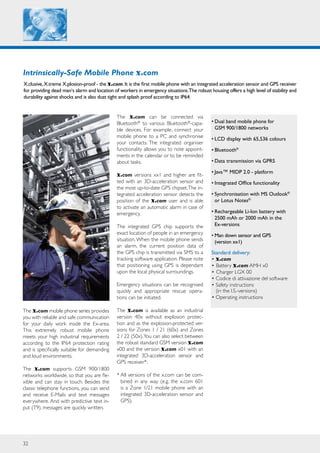 Ecom X.com 600 ATEX Certified Hazardous Area Mobile Phone | PDF