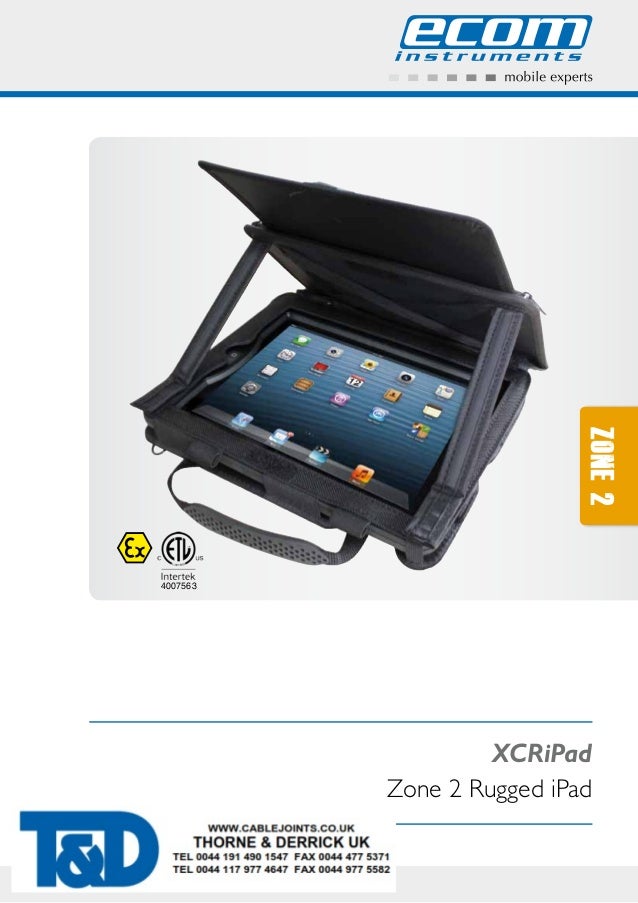 XCRiPad (mini) ATEX Hazardous Area Tablet Datasheet