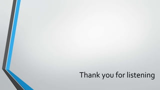 Thank you for listening
 