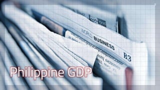 Philippine GDP
9
 