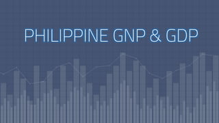 PHILIPPINE GNP & GDP
 