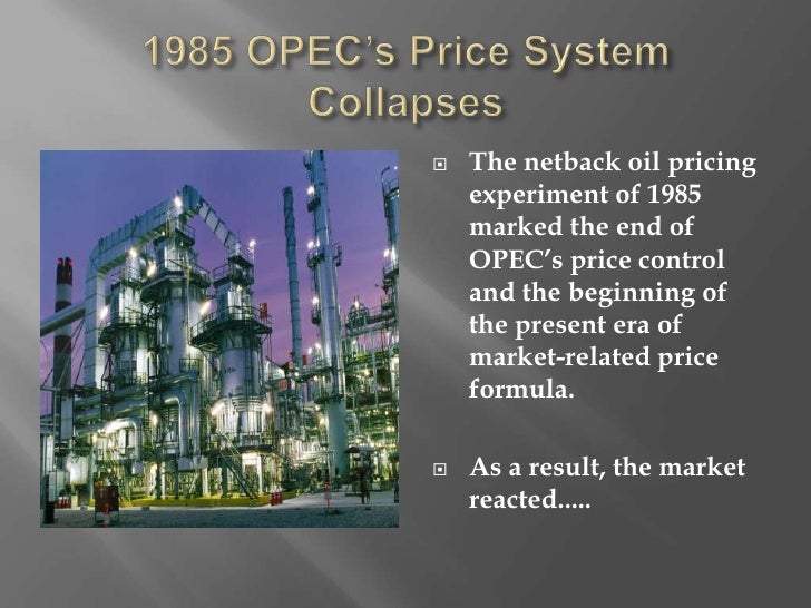 The Economics of Oil