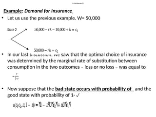 Rational Consumer Choice Under Risk and Uncertainty: Expected Utility ...