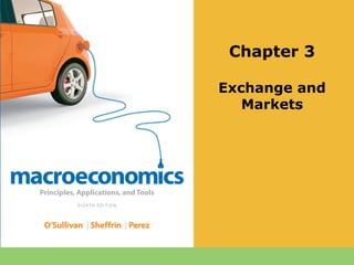 Chapter 3
Exchange and
Markets
 