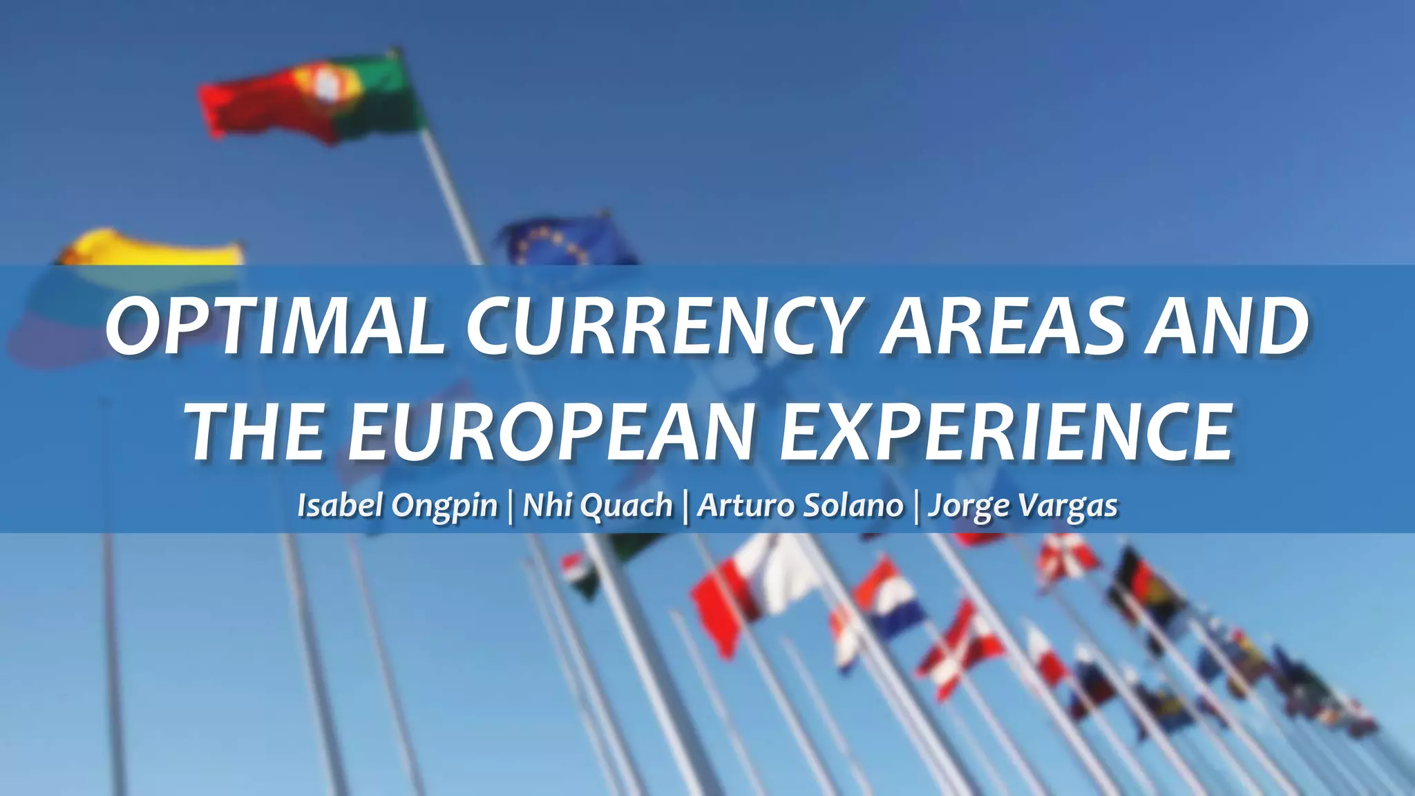 Optimal Currency Areas and the European Experience | PPTX