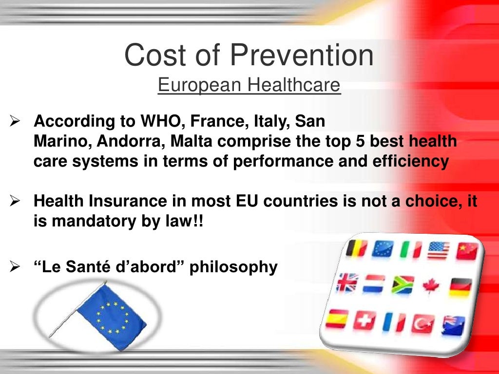 Cost Of Prevention Overview of Affordable Care Act and Preventive Ca…