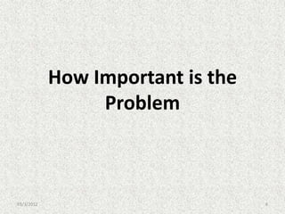 Econ 7999 research methodology_problem statement | PPSX