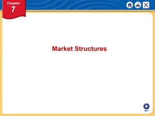 Econ ch07 market structures | PPTX