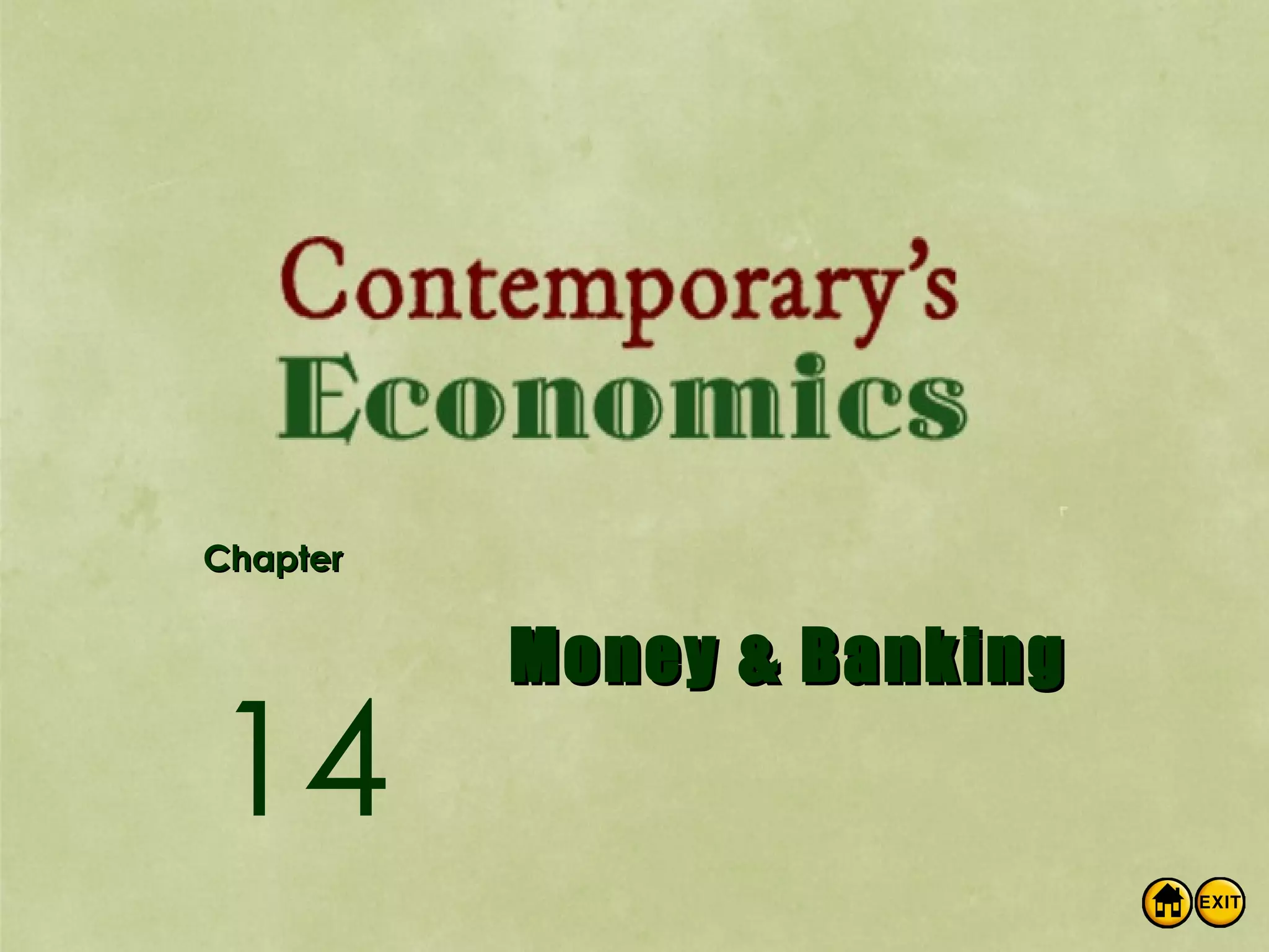 Chapter Money & Banking 14