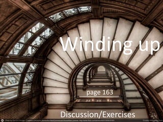 Winding up
page 163
Discussion/Exercises
 