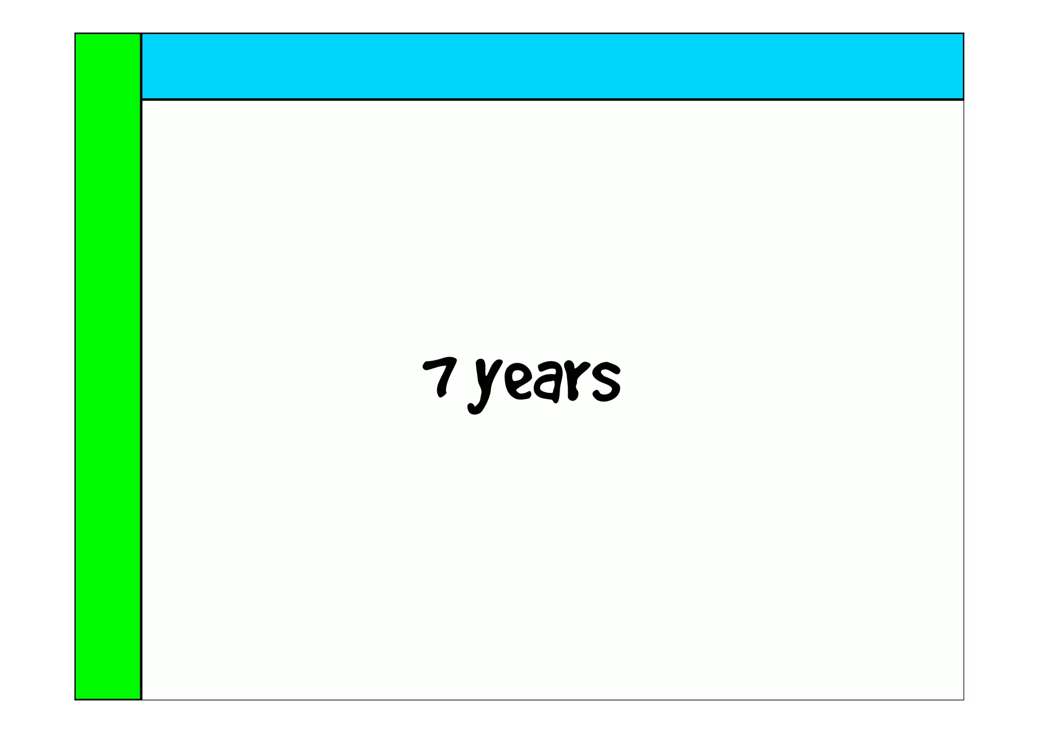 7 years
 