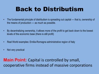 Practical Distributism English Presentation | PPTX