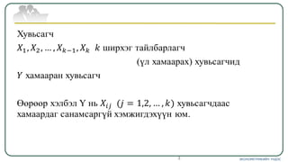 ЭКОНОМЕТРИКИЙН ҮНДЭС3
 