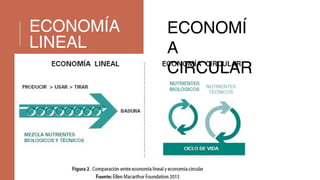 ECONOMÍA
LINEAL
ECONOMÍ
A
CIRCULAR
 