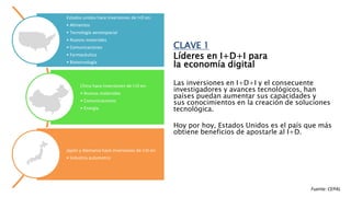 CLAVE 2
Tecnologías y habilidades
para la economía digital
La economía digital está impulsada
tecnologías, lo que abre un ...