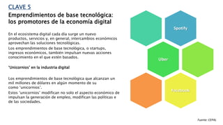 CLAVE 6
Promover el
emprendimiento
tecnológico: políticas
públicas
En América Latina han existido avances de
pública para ...