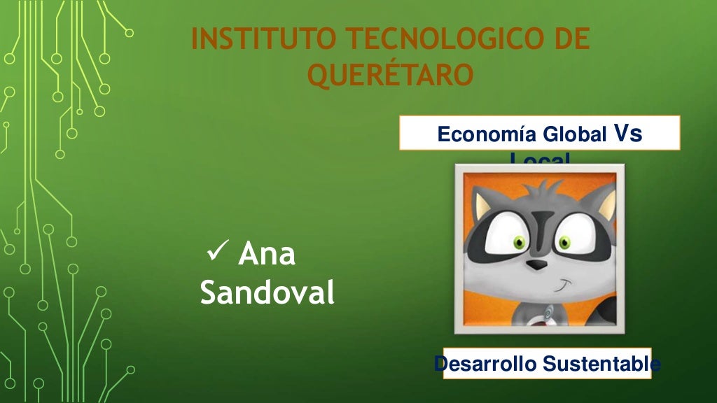 Economía global vs economia local Economía global vs economia local