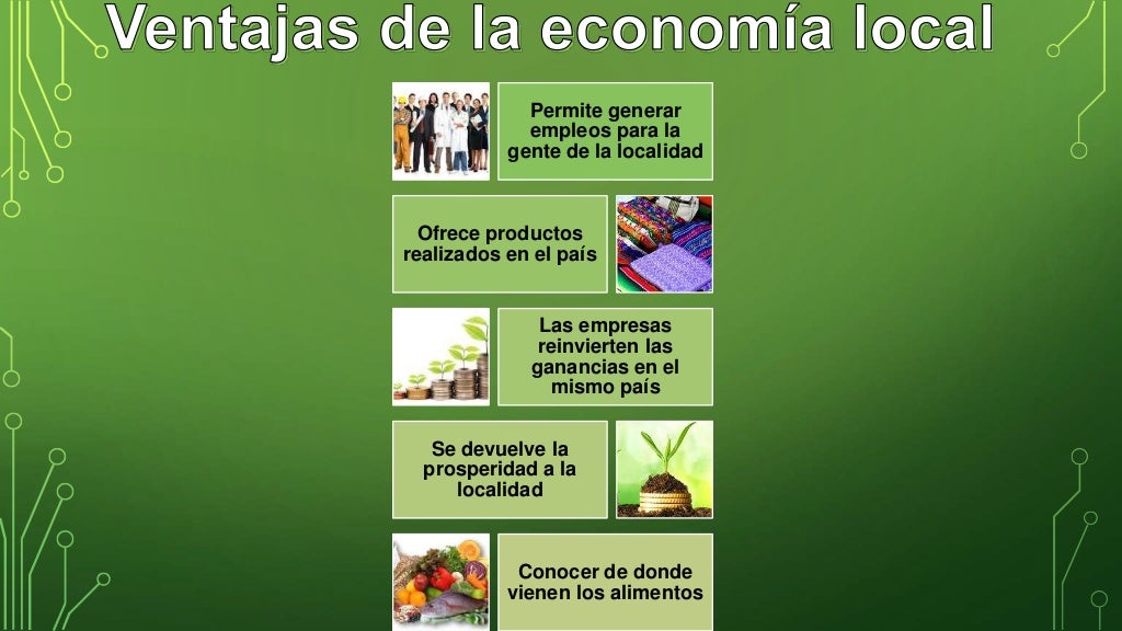 Economía global vs economia local Economía global vs economia local