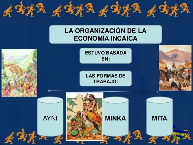 Resultado de imagen para organizacion economica de los incas formas de trabajo