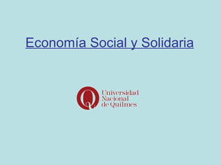 Economía Social y Solidaria 