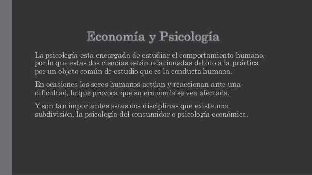 Economía y su relación con otras ciencias