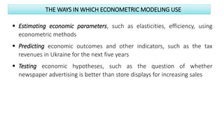 econometric modeling.pptx