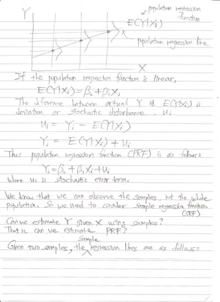 Econometrics Lecture Notes : Chapter 2