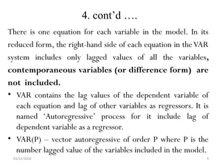 Var Process Vectogram Comprehensive Guide to Multivariate Time Series Analysis Using VAR and ...