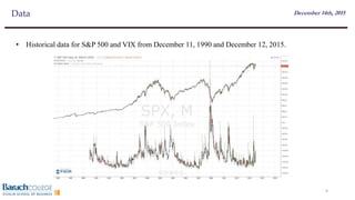 The Correlation Between S&P 500 and VIX Indices | PPTX