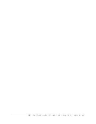 12 | | F A C T O R S A F F E C T I N G T H E P R I C E S O F R E D W I N E
 