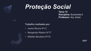 Proteção Social
Tema 12
Disciplina: Economia A
Professor: Ary Júnior
 