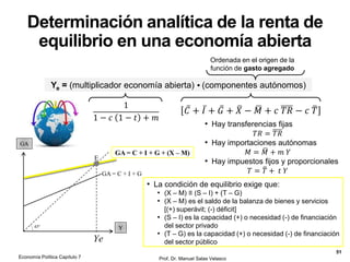 Facilidades permanentes
Prof. Dr. Manuel Salas Velasco 51
• Instrumento de la política monetaria única que, a
través de los bancos centrales nacionales, ofrece a
las entidades de crédito una opción para ajustar en
cualquier momento su liquidez; las facilidades
permanentes de crédito proporcionan o absorben
liquidez a un día
• Hay dos tipos de facilidades permanentes:
• la facilidad marginal de crédito, que permite a las entidades
obtener crédito a un día, a un tipo de interés
predeterminado, sin más límite que disponer de activos de
garantía suficientes
• la facilidad de depósito, que les permite efectuar depósitos a
un día, remunerados a un tipo de interés predeterminado
Economía Política Capítulo 7
 