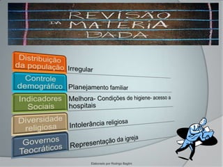 Elaborado por Rodrigo Baglini
 