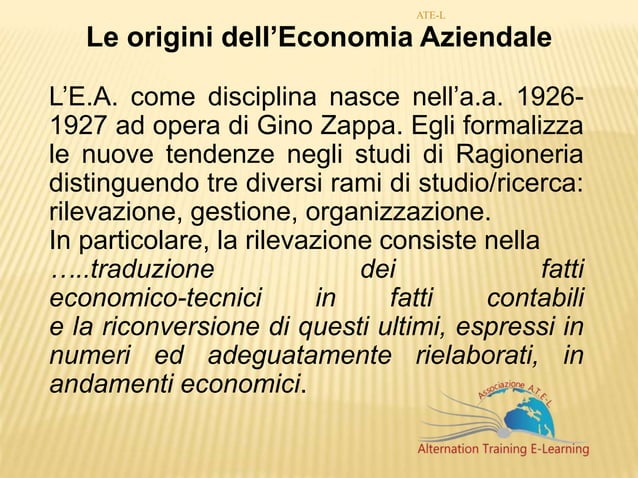 Economia aziendale 1 | PPT
