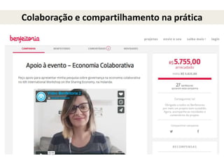 Colaboração e compartilhamento na prática
 