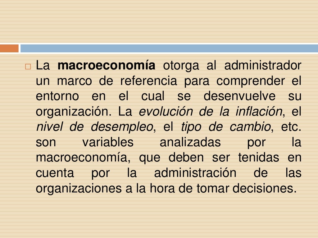 Relacion De La Economia Con La Administracion - MXEDUSA