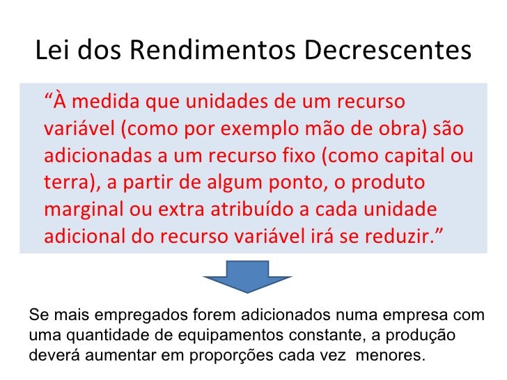 Teoria da produção 2011_01 Teoria da produção 2011_01