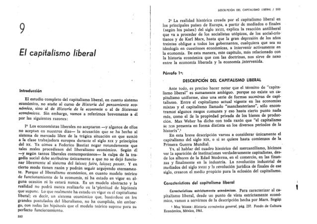 Economía Liberada. 9. El Capitalismo Liberal