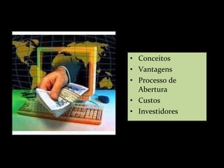 ABERTURA DE CAPITAIS DAS EMPRESAS 