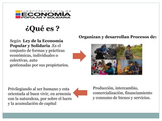 Economia popular y solidaria | PPTX