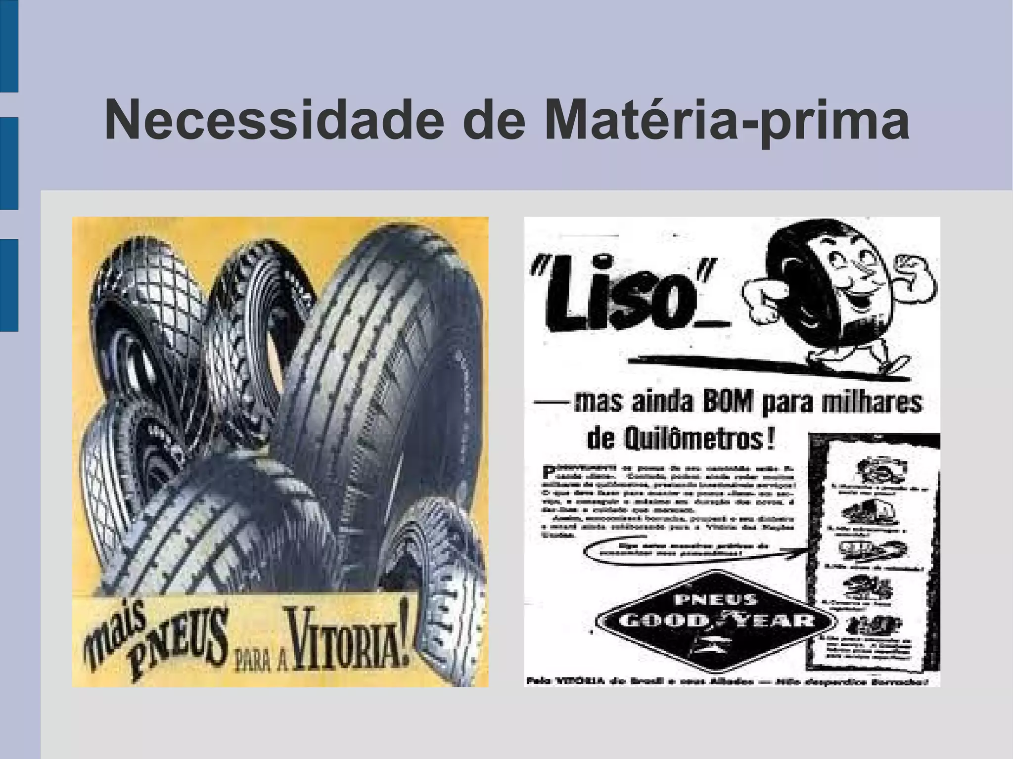 Necessidade de Matéria-prima 