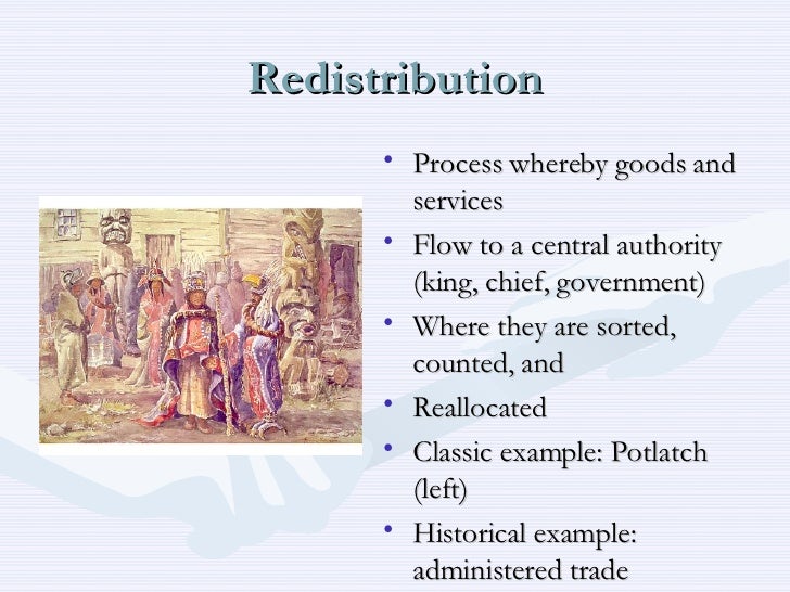 Economic Anthropology Distribution and Exchange