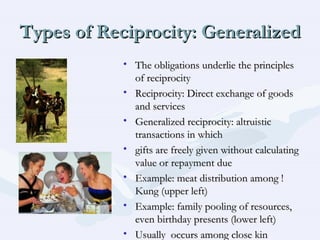 Generalize Transactions Economic Anthropology: Systems of Exchange | PPT