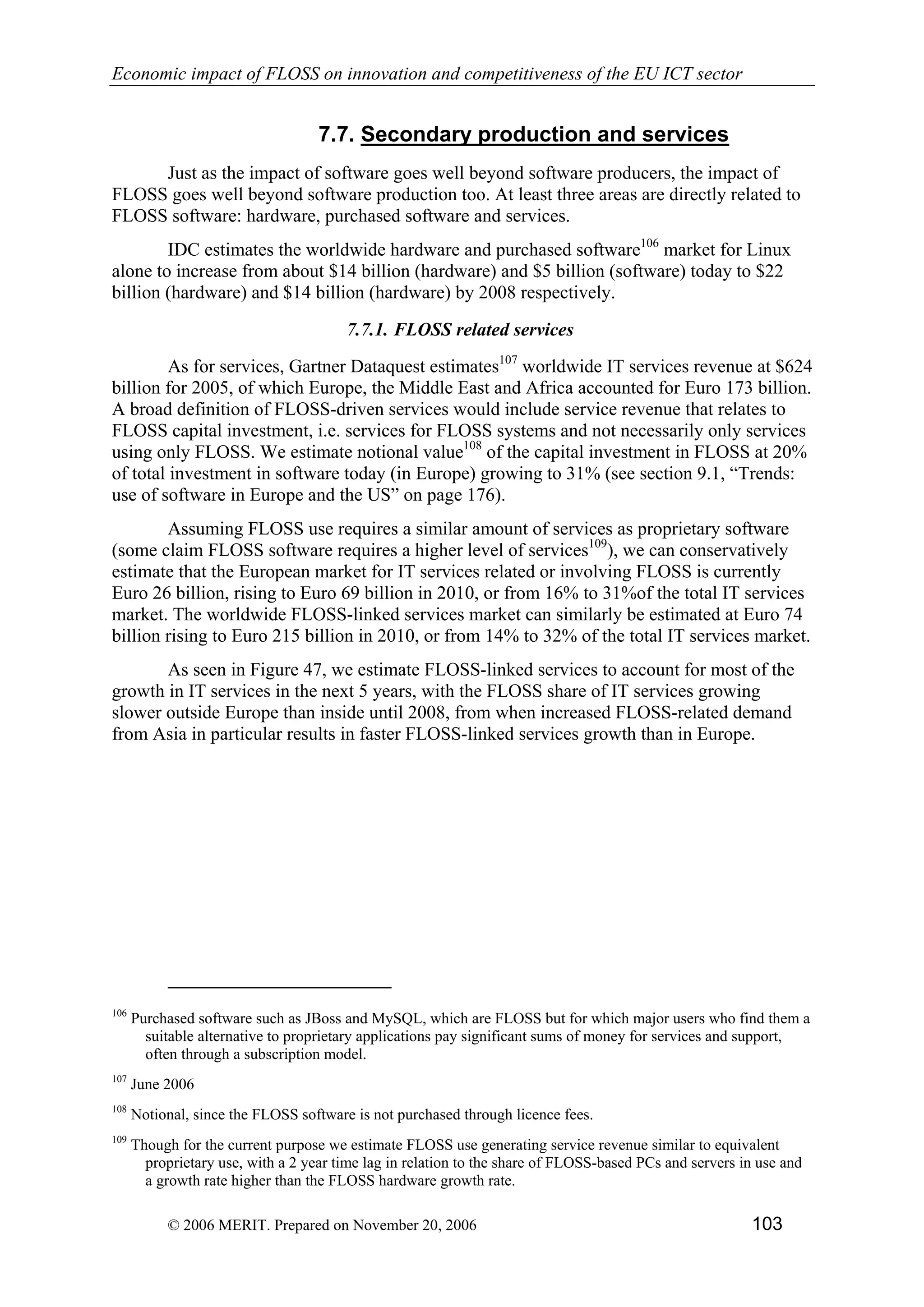 Economic impact of open source software  on innovation and the competitiveness of the  Information and Communication Technologies  (ICT) sector in the EU